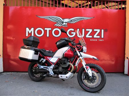 Moto Guzzi Factory Gate, Mandello del Lario. Monday 9th September 2019.